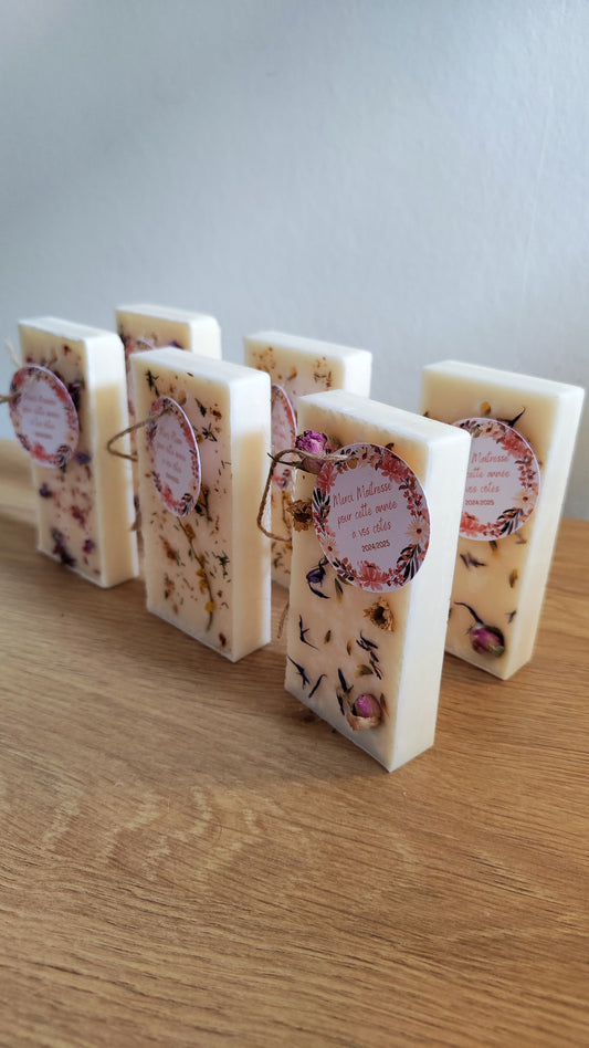 Suspension artisanale parfumée | Tablette de cire parfumée | Cadeau remerciement | Fête des mères | Cadeau Maîtresse | Nounou | Atsem |