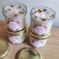 Bougie cadeau maîtresse | Bougie artisanale parfumée | Merci maîtresse | Bougie fleurie | Bougie remerciement